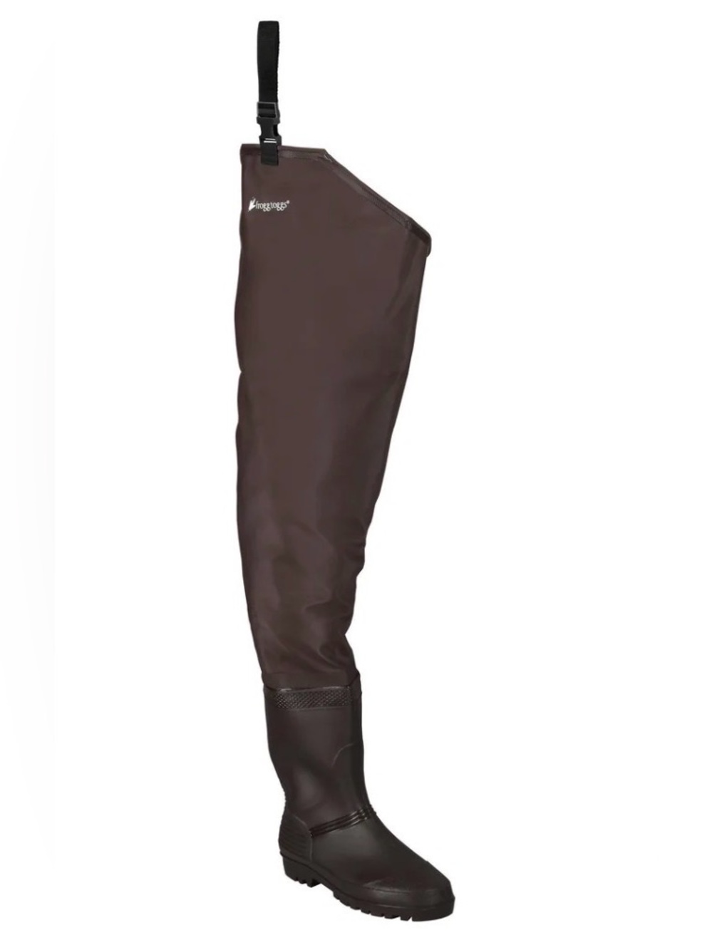 Waterproof Men's Chest-High Wading Boots - Brown
